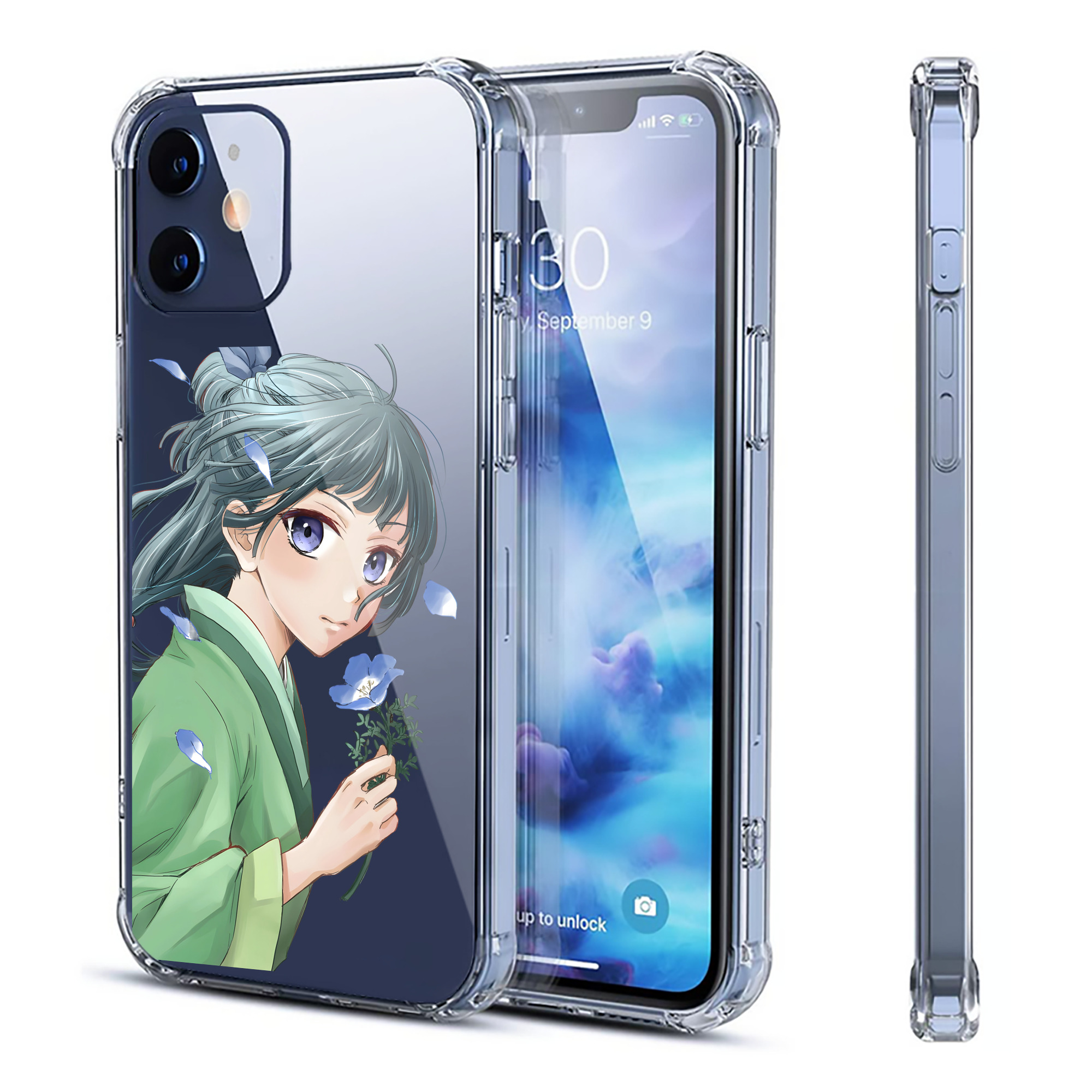 （画像用） 薬屋のひとりごと The Apothecary Diaries 【iPhone 12シリーズ対応】透明スマホケース（クリアソフトケース）